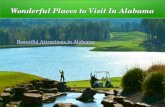 Wonderful places to visit in alabama