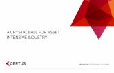 Certus Accelerate - A Crystal Ball for Asset Intensive Industry by Scott Peters