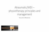 Atraumatic/MDI - Physiotherapy Principles and Management