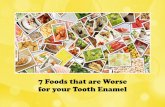 7 Foods that are Worse for your Tooth Enamel