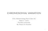 Chromosomal variation