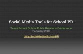 Social Media Tools For School PR