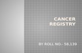 Cancer registry
