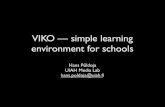 VIKO - simple learning environment for schools