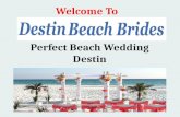 Perfect Beach Wedding Destin