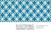 Electronic Signature Presentation