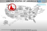 Editable vector business usa idaho state and county powerpoint maps united states of america slides