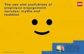 Lego presentation - The Use and Usefulness of Employee Engagement Surveys: Myths and Realities