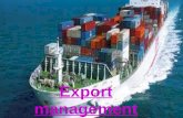 Export management ppt