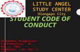 LASC Students code of conduct