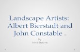 Art smart presentation; Landscape Artists: Albert Bierstadt and John Constable