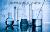 over view of pharmaceutical analysis