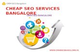 Cheap SEO Services Bangalore