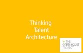 Thinking Talent Architecture