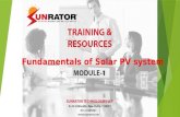 Fundamentals of Solar PV System