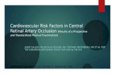 Cardiovascular risk factors in CRAO