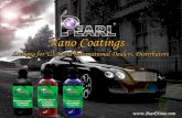 Pearl Nano Coatings - Looking for USA and International Dealers, Distributors, Installer