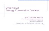 Energy conversion devices  01-02