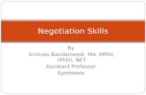 Negotiation skills lecture
