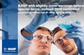 BASF analyst conference call Q1 2016