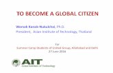 To become global citizens