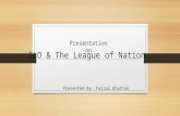 ILO and LEAGUE OF NATION