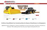 Online Classifieds for the Construction & Heavy Machinery industry