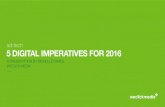 Five Digital Imperatives For 2016