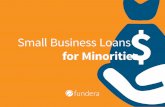 Small Business Loans for Minorities