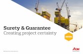 Surety & Guarantee; Creating project certainty