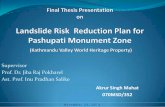 Landslide Risk Reduction Plan for Pashupati Monument Zone  (Kathmandu Valley World Heritage Property)