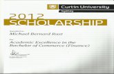 Michael Rast Scholarship 2012