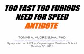 Too Fast Too Furious Need for Speed (High-Frequency Trading) Antidote