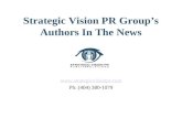 Strategic Vision PR Group - Book PR with Authors On TV