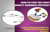 How to Find the Finest Quality Research Peptides?