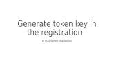Generate token key in the registration of CodeIgniter application by Anil Kumar Panigrahi