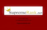 SupremeRank.net Web Design & Brand Optimization Marketing for Restaurants PowerPoint