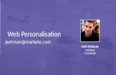 Web Personalisation