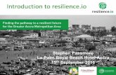 resilience.io - Cities Alliance Africa Strategy Workshop - Sept 2016