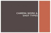 Camera work & shot types