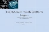 Server/Client Remote platform logger.