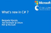 What's new in c#7