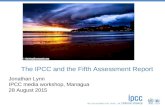 Media Workshop: The IPCC and the Fifth Assessment Report