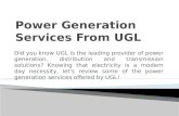 Power Generation Services From UGL
