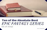 Top 10 Epic Fantasy Series You Need to Read - Jerry Daskoski