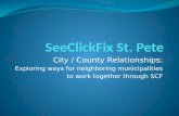 St. Petersburg, FL:  City and County Relationships
