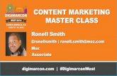 Content Marketing Master Class - Ronell Smith, Moz