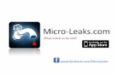 About Micro Leaks
