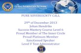 PURE SOVEREIGNTY CALL SLIDES