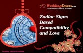 Zodiac signs based compatibility and love